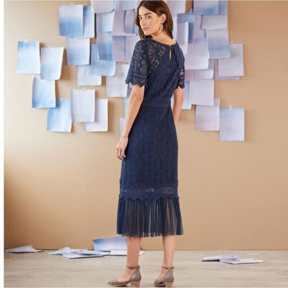 Sundance Midnight Gallery Lace Dress Size 4 NWT - Picture 2 of 8